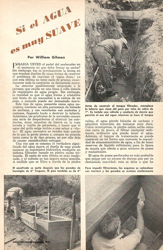 Si el agua es muy suave - Octubre 1954