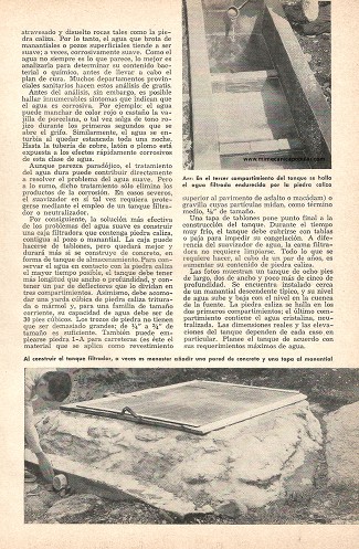 Si el agua es muy suave - Octubre 1954