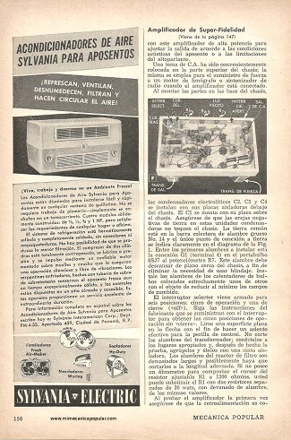 Amplificador de Super-Fidelidad con el Mínimo de Distorsión - Abril 1953