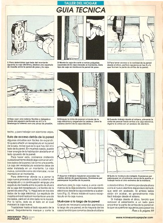 Mejoras de la casa - Alambrado Eléctrico - Agosto 1993