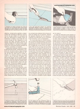 Cambie el piso de su casa - Julio 1987