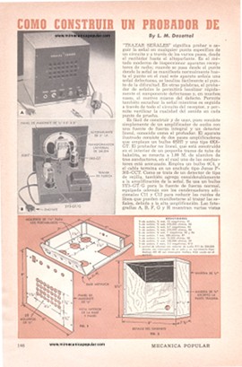C&oacute;mo Construir un Probador de Se&ntilde;ales para Servicio de Radio - Octubre 1949