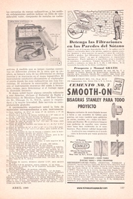 Detector Geiger-Mueller para la Exploraci&oacute;n de Uranio - Abril 1949