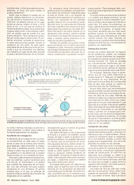 Instale su antena parabólica - Julio 1986