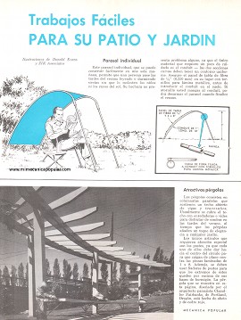 Trabajos Fáciles Para Su Patio y Jardín - Noviembre 1967