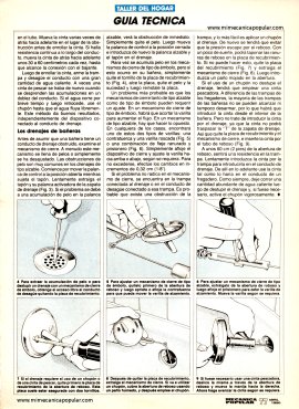 Destupiendo drenajes obstruidos - Abril 1990