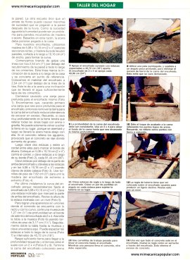 Haga una acera de concreto - Febrero 1995