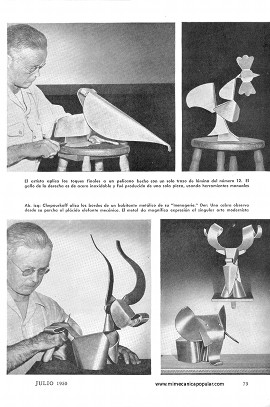 Caricaturas en metal - Julio 1950