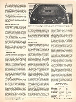 Manejando el Toyota del 82 -Enero 1982