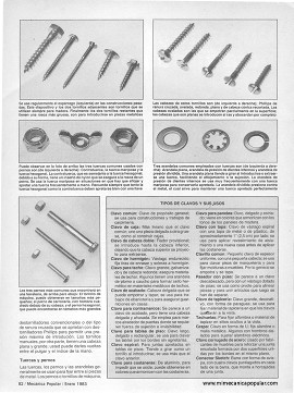 Qué utilizar para fijar algo - Enero 1983