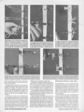 Qué utilizar para fijar algo - Enero 1983
