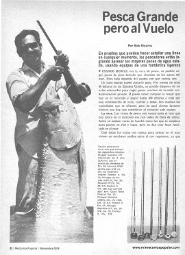Pesca Grande pero al Vuelo - Noviembre 1974