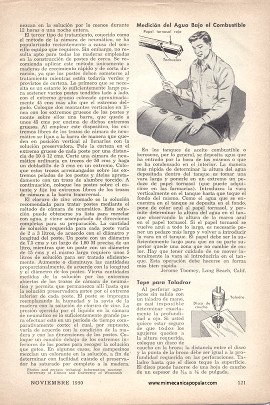 Es Fácil Preservar Postes de Cerca - Noviembre 1950