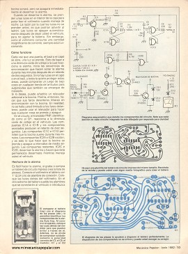 Proteja su auto contra robos - Junio 1982