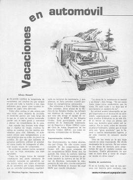 Vacaciones en automóvil - Noviembre 1976