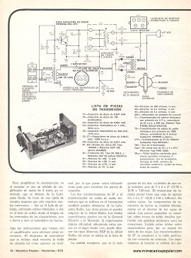 Cableado el&eacute;ctrico utilizado transmitir m&uacute;sica a toda la casa - Noviembre 1970