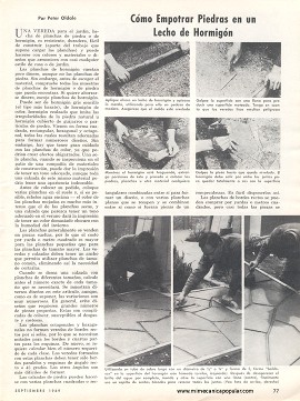 Atractivas Calzadas y Veredas Para el Jardín - Septiembre 1969