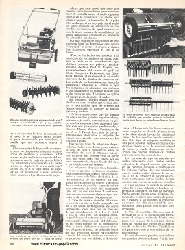 Cómo despajar y airear el césped - Enero 1970