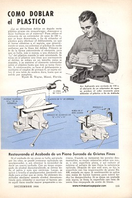 Cómo Doblar Plástico - Diciembre 1956
