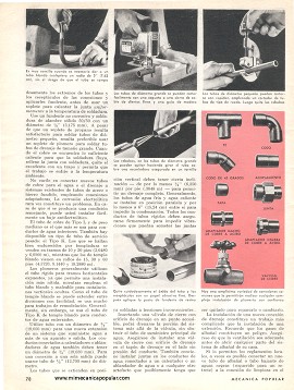 Consejos para la instalaci&oacute;n de tuber&iacute;as de cobre - Agosto 1968