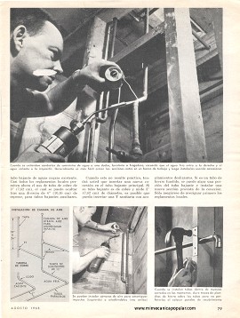 Consejos para la instalaci&oacute;n de tuber&iacute;as de cobre - Agosto 1968