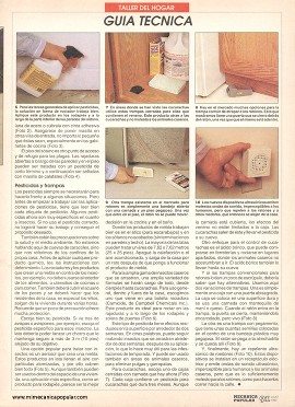 Evitando los insectos - Julio 1992