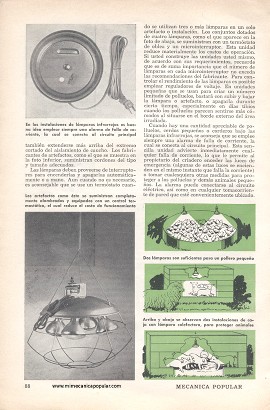 Múltiples aplicaciones de las luces infrarrojas en la granja - Febrero 1957