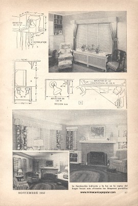 Mejore la iluminación de su hogar - Noviembre 1952