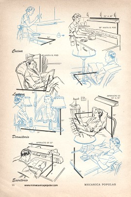 Mejore la iluminación de su hogar - Noviembre 1952