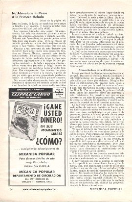 No Abandone la Pesca A la Primera Helada - Noviembre 1956