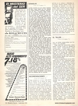 Para el Pescador: Se&ntilde;uelos a prueba de fallas - Septiembre 1970