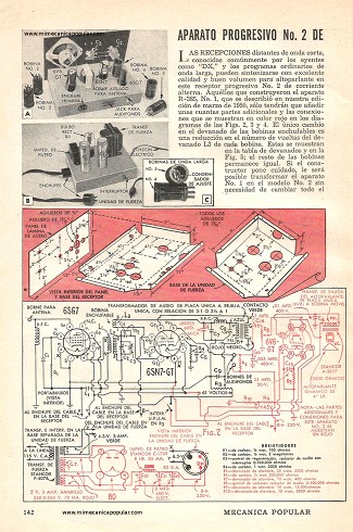 Aparato Progresivo No. 2 de Toda Onda Para Estudiantes - Junio 1950
