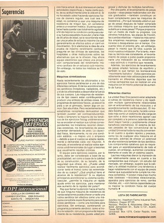 C&oacute;mo mantenerse joven con ejercicios - Agosto 1982