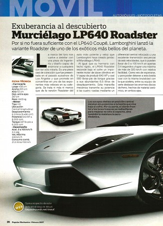 Lamborghini Murciélago LP640 Roadster