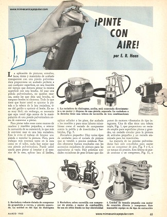 Pinte con aire - Marzo 1962