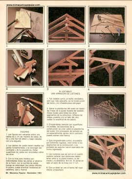 PARA NAVIDAD: Construya su nacimiento - Noviembre 1981