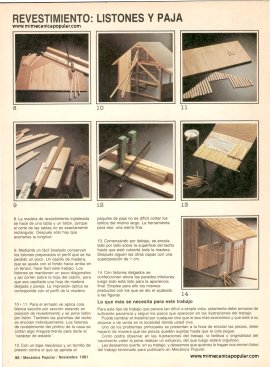 PARA NAVIDAD: Construya su nacimiento - Noviembre 1981