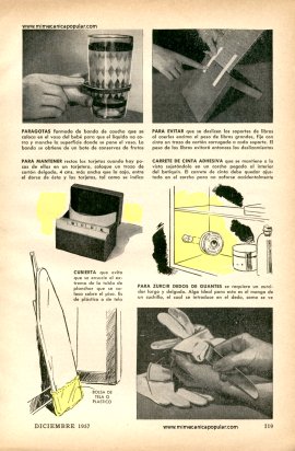 Resolviendo problemas del Hogar - Diciembre 1957