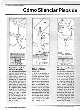 Cómo Silenciar Pisos de Madera - Diciembre 1973