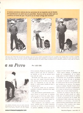 Amaestre Correctamente a su Perro - Julio 1973