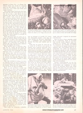 Nuevo Equipo para Excursionistas - Agosto 1969