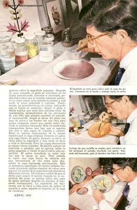 Acabados de Esmalte Fundido - Abril 1952