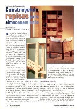 Construyendo repisas para almacenamiento - Junio 1998