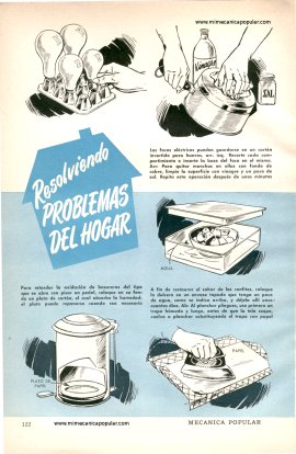 Resolviendo problemas del Hogar - Marzo 1952