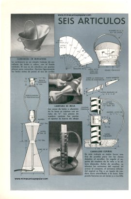Seis Artículos de Metal - Febrero 1955