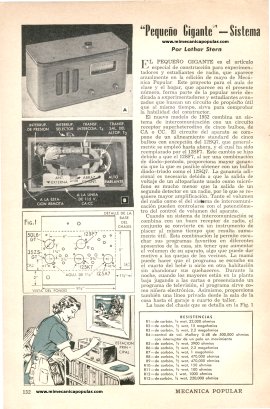 Peque&ntilde;o gigante: Sistema de Radio-Intercomunicaci&oacute;n - Mayo 1952