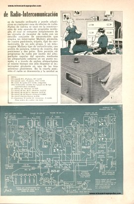 Peque&ntilde;o gigante: Sistema de Radio-Intercomunicaci&oacute;n - Mayo 1952