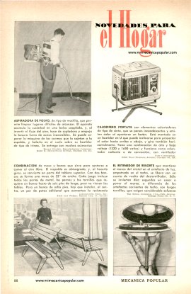 Novedades para el Hogar - Febrero 1960