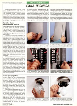 Arreglando su sistema eléctrico - Mayo 1993