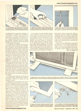 Repare puertas y ventanas - Septiembre 1987